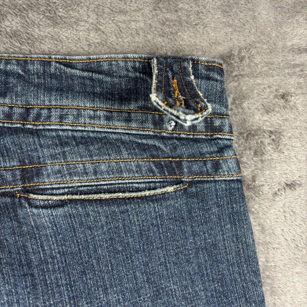 Apple Bottoms Women Jeans NWT Vintage Low Rise Flare Embellished Skulls 5/6 M137 - Picture 6 of 16